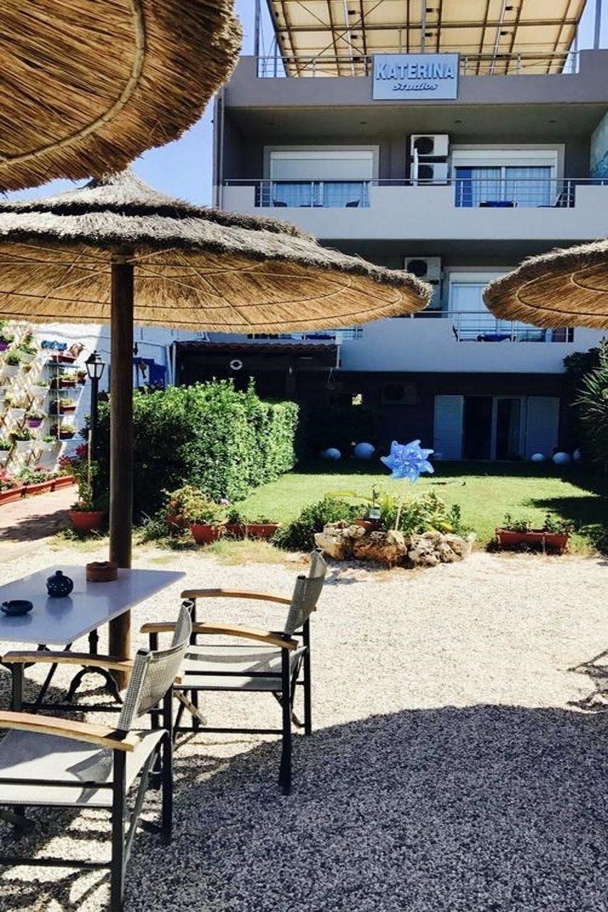 Katerina Seaside Studios Platanias  Bagian luar foto